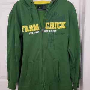 John Deere full zip